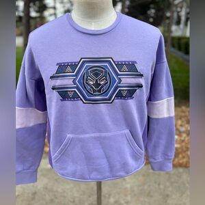 Purple Marvel Black Panther hoodie NWT SIZE SM #BlackPanther #hottopic